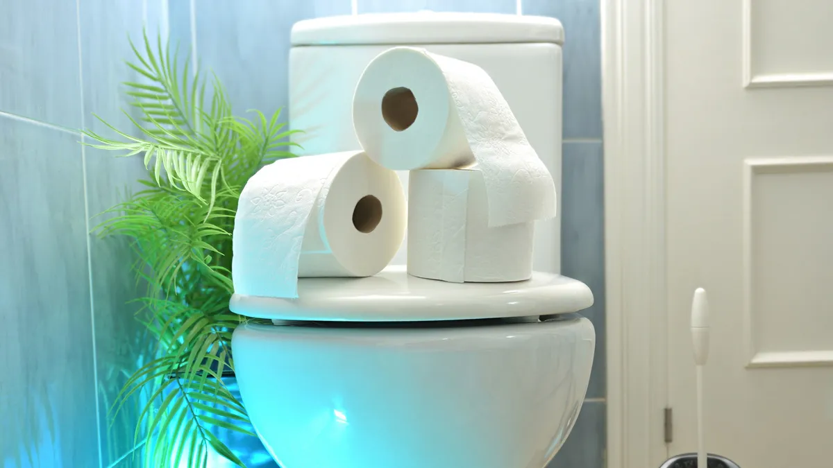 Smart solutions for storing toilet paper